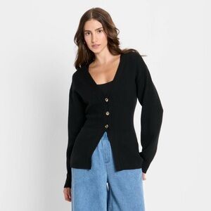 Women's Nipped Waist Cardigan - Future
Collective Black S
